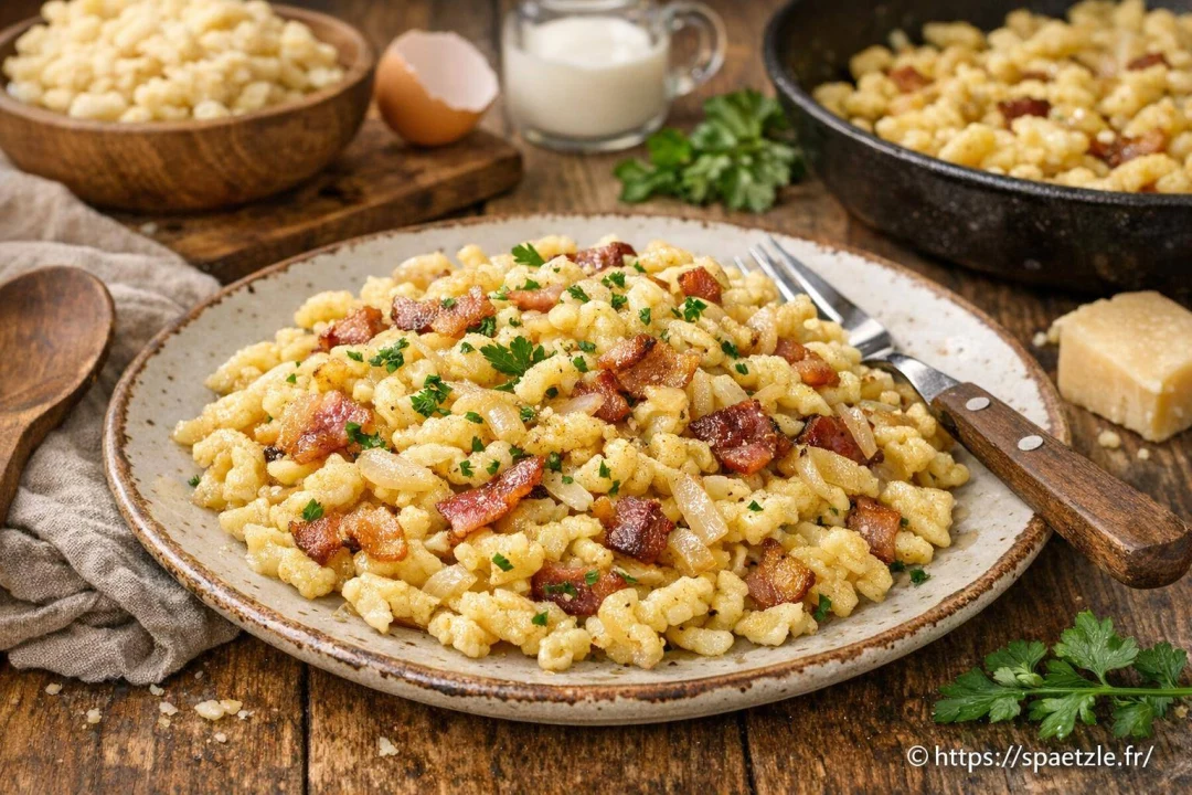 Recettes de spaetzles maison : idées faciles et variantes