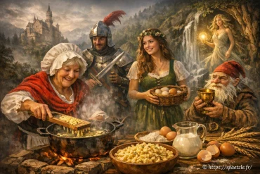 Les légendes autour de la création des spaetzles : mythe ou réalité ?