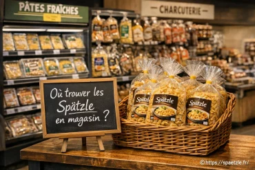 Où trouver les spaetzle en magasin ?