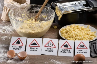 Les erreurs à éviter lors de la préparation des spaetzles