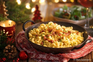 Spaetzle de Noël : recette festive alsacienne à réaliser facilement