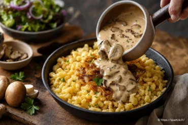 Quelle sauce pour accompagner les spaetzle ?