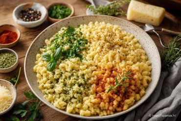 Comment twister les spaetzles avec des herbes et épices ?