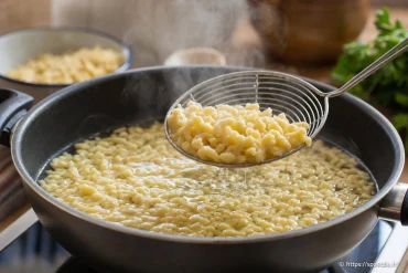 Comment éviter que les spaetzle ne collent ?