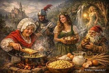 Les légendes autour de la création des spaetzles : mythe ou réalité ?