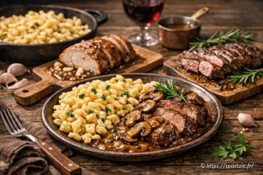 Accords parfaits : comment marier spaetzles et viandes tendres