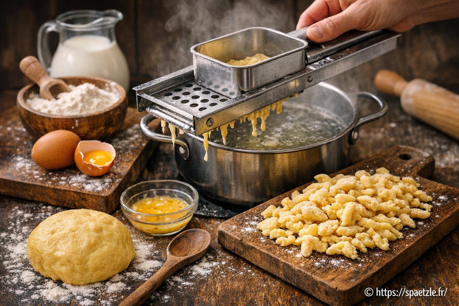 Spaetzles faits maison : comment réussir une pâte parfaite facilement ?
