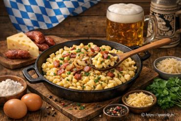 Bavarian spaetzle : la recette traditionnelle bavaroise à découvrir