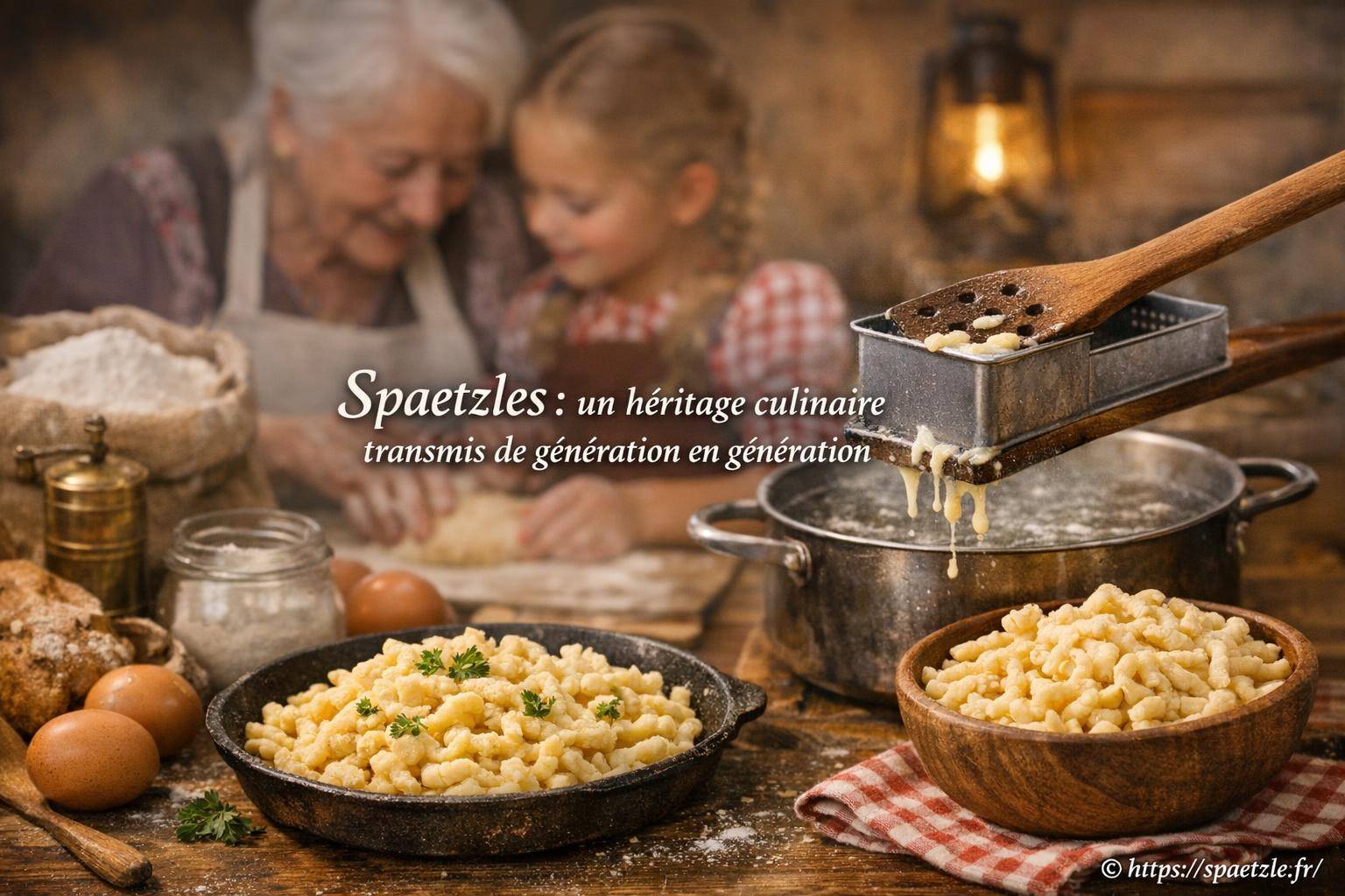 Spaetzles : un héritage culinaire transmis de génération en génération