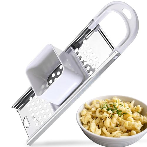 Rabot à Spätzle en INOX, Râpe Grille Passoire 32.5 x 11 x 6.